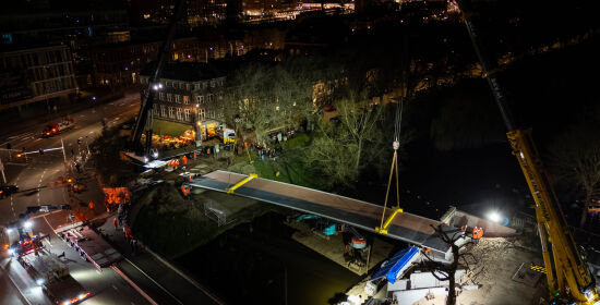 Composiet fietsbrug Bastion Deuteren – ’s-Hertogenbosch