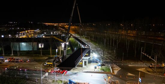 Fiets- en voetgangersbrug Ambacht – Thorbeckeweg (N516)